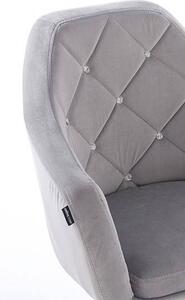 HR830CK Scaun Catifea Gri