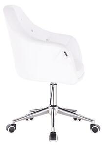 HC830K Scaun Alb de Piele
