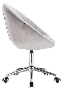 HR8516K Scaun Gri din Catifea
