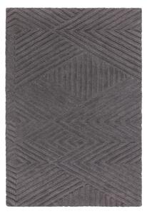 Covor gri antracit din lână 160x230 cm Hague – Asiatic Carpets