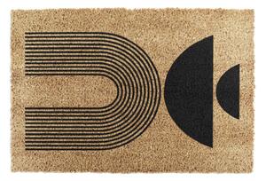 Covoraș de intrare din fibre de nucă de cocos 40x60 cm Half Moon – Artsy Doormats