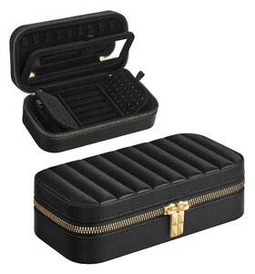 Cutie de bijuterii Songmics Negru 20.5x11.2x6 cm