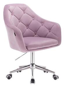 HR831K Scaun Catifea Mov