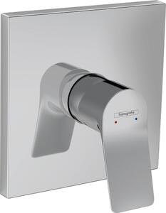 Baterie dus Hansgrohe Vivenis incastrata pentru corp ingropat, crom lucios, 75615000 Crom lucios