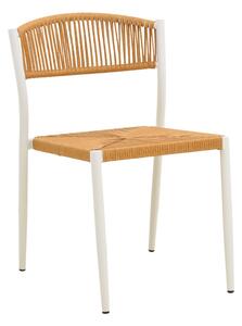 Scaun de gradina, Cura, Natural, 53x59x78 cm