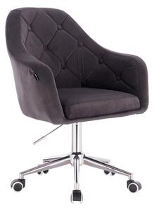 HR831K Scaun Catifea Grafit