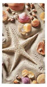 Prosop de plaja cu uscare rapida OCEAN SAND colorat 70 x 140 cm, 100% microfibra