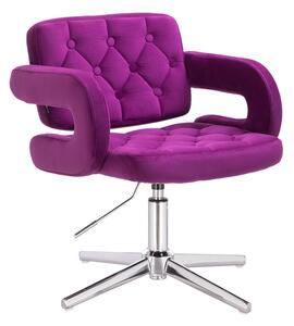 HR8403CROSS Scaun Fucsia Catifea