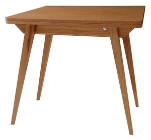 Masă de dining extensibilă cu blat cu aspect de lemn de frasin 65x90 cm Envelope – Ragaba