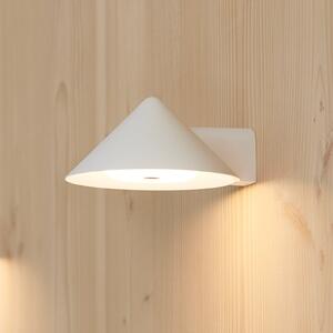 FRANDSEN Aplică de perete cu LED-uri și baterie Grasp, albă, lățime 15 cm, reglabil, Alb, Camera de zi / sufragerie, Oțel inoxidabil, Design