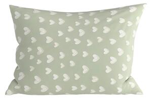 Fata de perna din microfibra STARS HEARTS 50x70 cm, verde