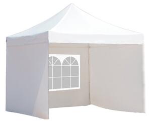 Pavilion pliant in diferite modele-3x3m-alb-pereti laterali
