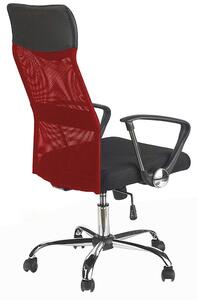 Scaun de birou ergonomic cu spatar inalt- rosu