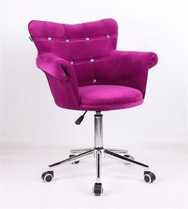 HR804CK Scaun Fucsia din Catifea