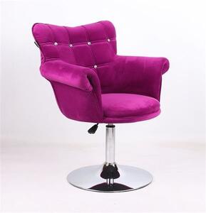 HR804CN Scaun Fucsia din Catifea