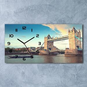 Ceas de perete modern din sticla Tower Bridge din Londra