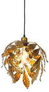 Lampa suspendata vintage auriu antic 30 cm - Linden