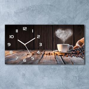Ceas de perete modern din sticla ceașcă de cafea