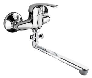 Mereo Mereo, Baterie de perete pentru apartament. miezuri, liliac, cu braț plat 300 mm, fără accesorii, MER-CBEE602A04