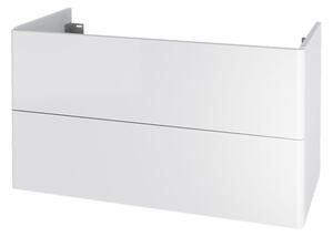 Mereo, Mereo Siena, mobilier baie 100 cm, alb lucios, MER-CN412S