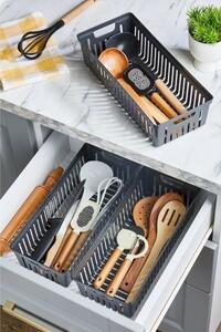 Organizator de bucatarie (3 Pieces) PZR-027 Gri 34.5x15x9 cm