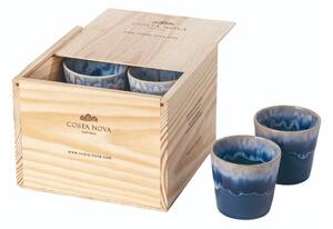 Cești albastre 8 buc. pentru espresso din gresie 210 ml Grespresso – Costa Nova