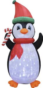 Figurină luminoasă gonflabilă Lafiora Pinguin H 210 cm