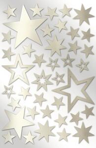 Sticker stele argintii