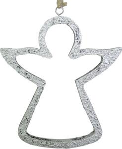 Decorațiune Înger cu agățătoare Lafiora H 13 cm