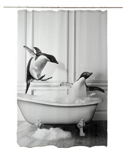 Perdea de duș 175x180 cm Showe Penguin – Little Nice Things