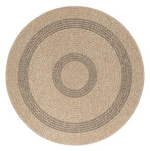 Covor de exterior negru/bej rotund ø 160 cm Comilla – Ayyildiz Carpets