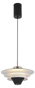 Lustră LED pe cablu MANLEY LED/5W/230V negru/alb
