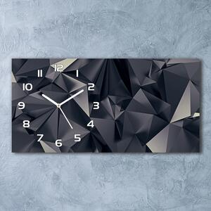 Ceas de perete modern din sticla abstract