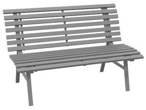 Outsunny Bancă pentru Grădină, Banca de Exterior pentru Terasă cu Șezut și Spătar cu Lamele, 123x67x79 cm, Verde | Aosom Romania