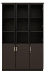 Dulap cu trei uși din aluminiu și sticlă –W1200*D400*H2000
