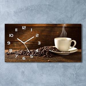 Ceas de perete modern din sticla ceașcă de cafea