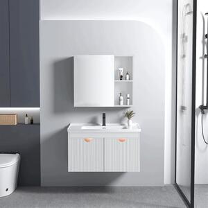 Set mobilier de baie cu lavoar Mario 60cm White