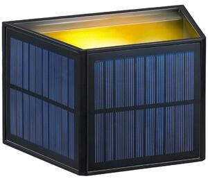 Grundig - Aplica solară de perete cu LED, 3,7 V, 1800 mAh, IP44