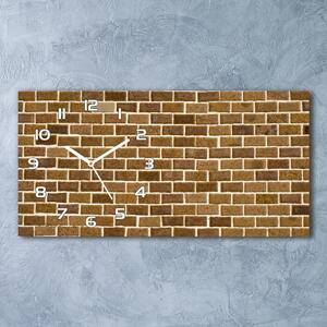 Ceas de perete modern din sticla zid de cărămidă