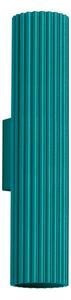 Brilagi - Aplica de perete LED CRESTO 2xGU10/10W/230V 30 cm turcoaz