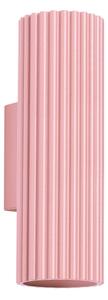 Brilagi - Lampă de perete LED CRESTO 2xGU10/10W/230V 20 cm roz