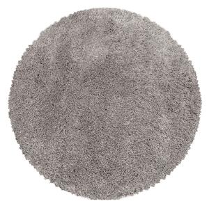 Covor maro deschis rotund ø 80 cm Fluffy – Ayyildiz Carpets