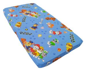 Cearceaf 180x90 cm, cu elastic, patrula catelusilor a
