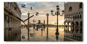 Ceas de perete orizontal din sticlă Veneția, Italia