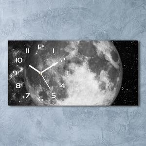 Ceas de perete modern din sticla Lună