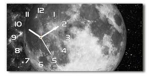 Ceas de perete modern din sticla Lună