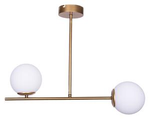 Lustra cu 2 lumini Opedro Pako World Auriu 60x30x40 cm