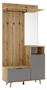Mobilier hol Nadrano (stejar evoke + grafit) . 1097142