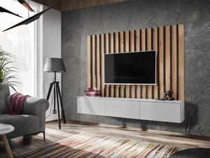 Mobilier living Vertic (stejar artisan + perla gray). 1097589