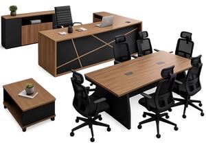 Set complet de mobilier pentru birou, design premium - gama Mirage & Forest Prime